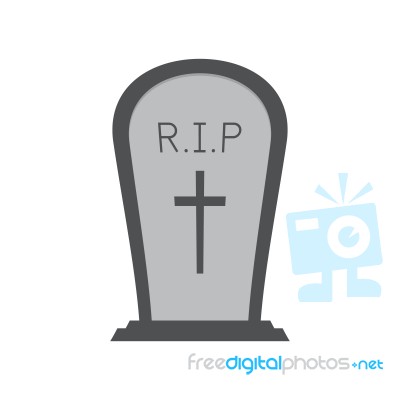 Halloween Gravestone Or Tombstone Or Headstone Stock Image