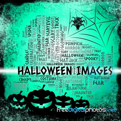 Halloween Images Means Trick Or Treat And Celebration Stock Image