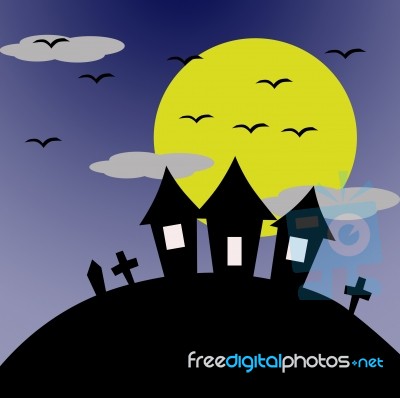 Halloween Night Stock Image