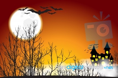 Halloween Night Stock Image