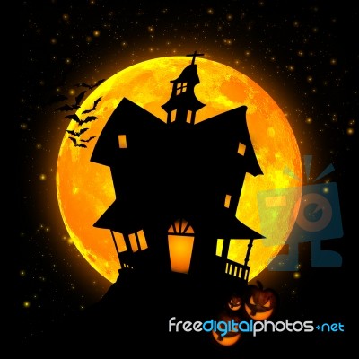 Halloween Night Stock Image