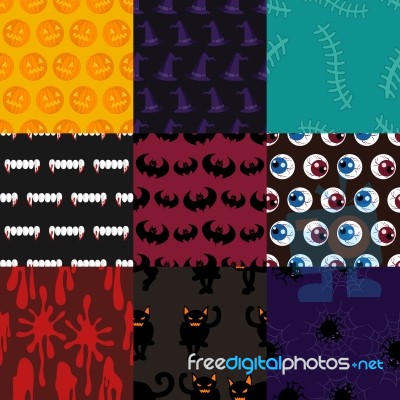 Halloween Pattern Stock Image