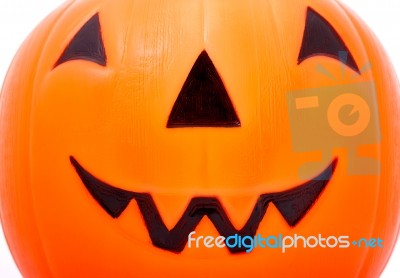 Halloween Pumpkin For Trick Or Treat Stock Photo