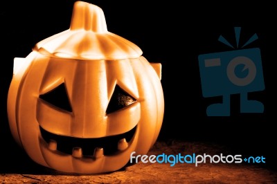 Halloween Pumpkins Stock Photo