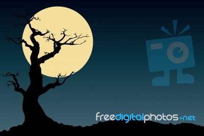 Halloween Tree Stock Image