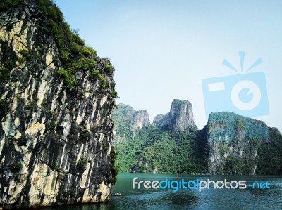 Halong Bay Serenity Stock Photo