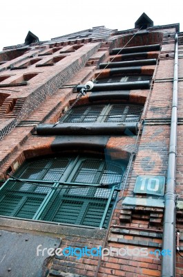 Hamburg Speicherstadt Stock Photo