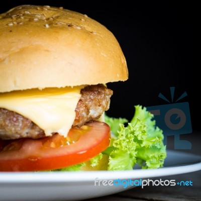 Hamburger Stock Photo