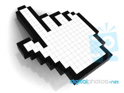 Hand Cursor Stock Image