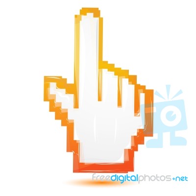 Hand Cursor Stock Image