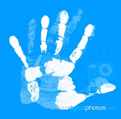 Hand Print Stock Image