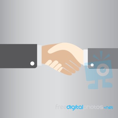 Hand Shake  Illustration Stock Image