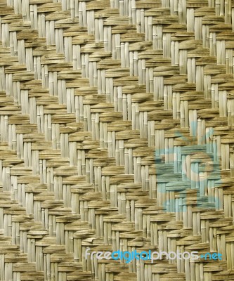 Handcraft Weave Texture Natural Wicker Stock Photo