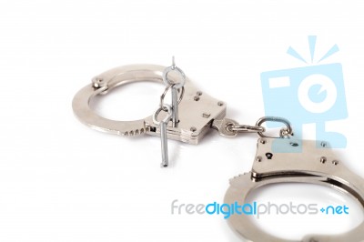 Handcuffs Stock Photo