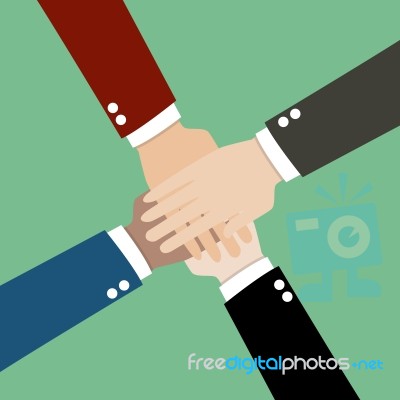 Hands Together Stock Image