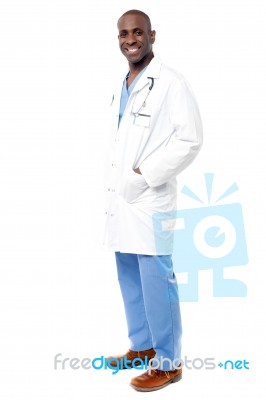 Handsome Male Physician Stock Photo