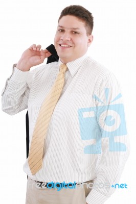 Handsome Young Businessman Stock Photo