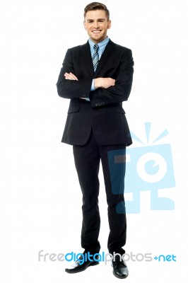 Handsome Young Ceo Posing For A Magazine Stock Photo