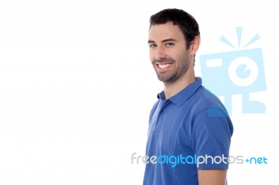 Handsome Young Smiling Guy Stock Photo