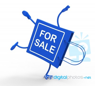 Handstand For Sale Shopping Bag Shows Selling Sold Offer Stock Image