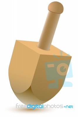 Hanukkah Dreidel Stock Image