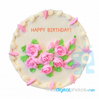 Happy Birthday Cake Stock Image