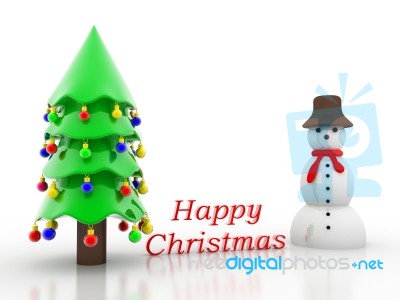 Happy Christmas Stock Image