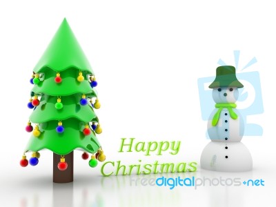 Happy Christmas Stock Image