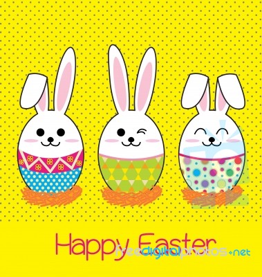 Happy Easter Card Stock Image