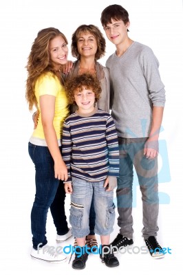 Happy Family Stock Photo