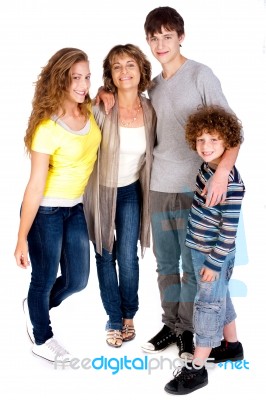 Happy Family Stock Photo