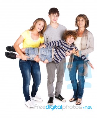 Happy Family  Stock Photo