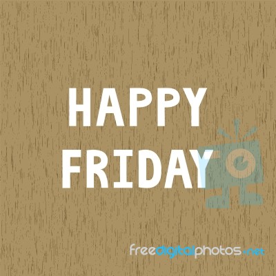 Happy Friday1 Stock Image