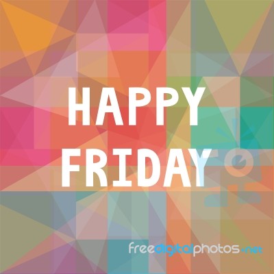 Happy Friday2 Stock Image