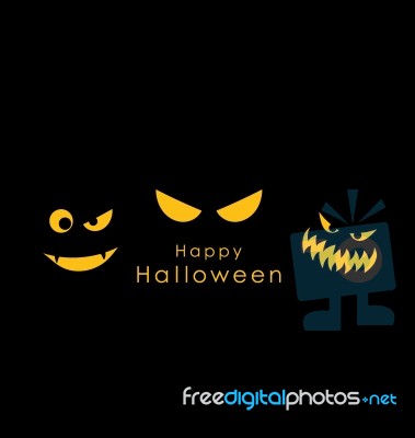 Happy Halloween Design Background Stock Image