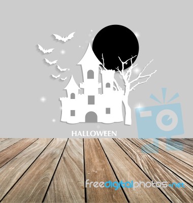 Happy Halloween Design Background Stock Image