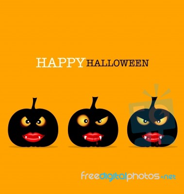 Happy Halloween Design Background Stock Image