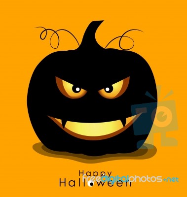 Happy Halloween Design Background Stock Image