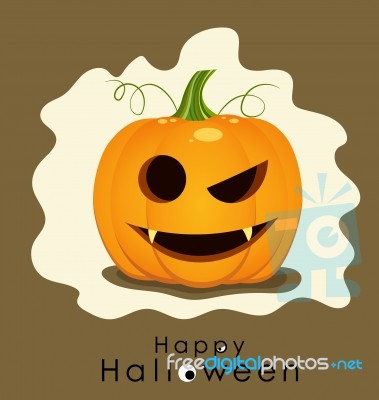 Happy Halloween. Sale Coupon, Voucher And Tag Stock Image