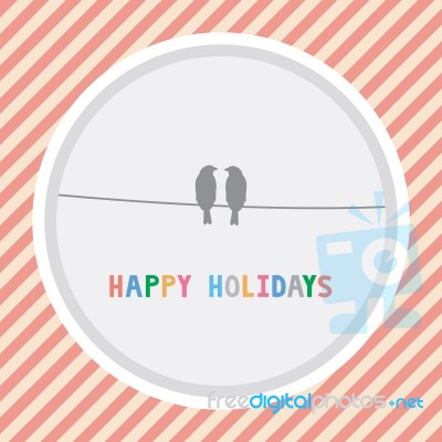 Happy Holidays11 Stock Image