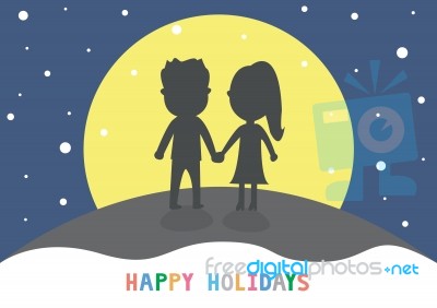 Happy Holidays15 Stock Image