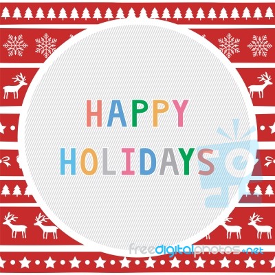 Happy Holidays9 Stock Image