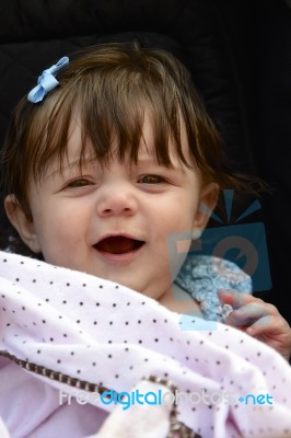 Happy Infant Stock Photo