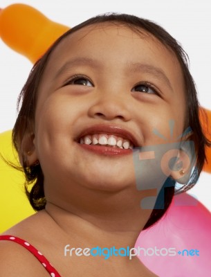 Happy Kid Smiling Stock Photo