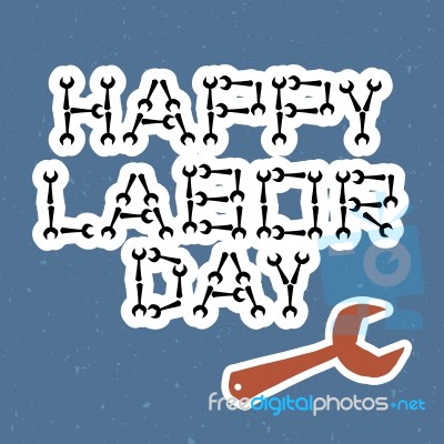 Happy Labor Day Stock Image