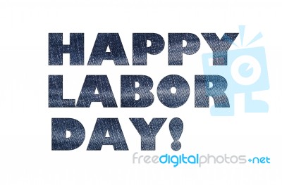 Happy Labor Day Stock Photo