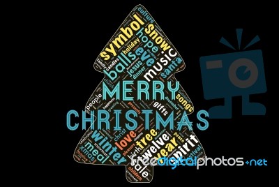 Happy Merry Christmas Stock Image