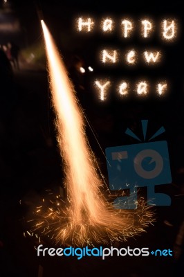 Happy New Year Stock Photo