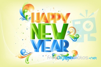 Happy New Year Stock Image