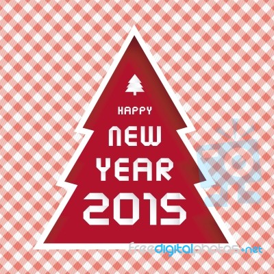 Happy New Year 2015 Greeting Card15 Stock Image